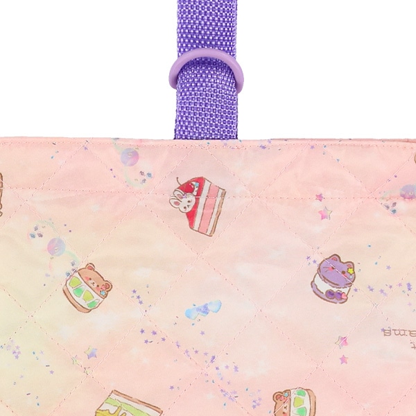 キルトシューズバッグ（スイーツアニマル）