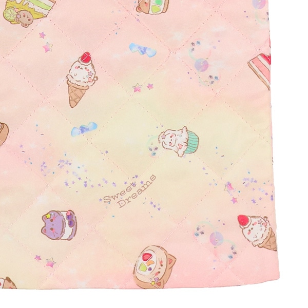 キルトシューズバッグ（スイーツアニマル）