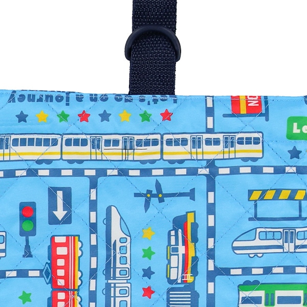 キルトシューズバッグ（トレイン）