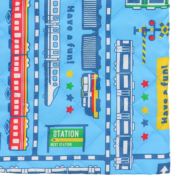 キルトシューズバッグ（トレイン）