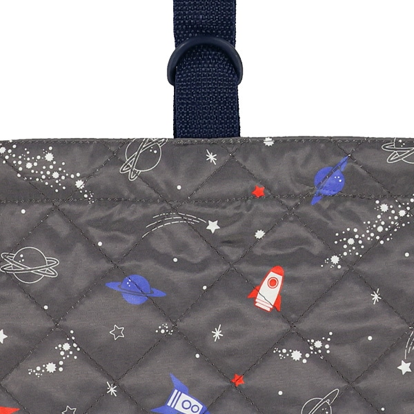 キルトシューズバッグ（宇宙）