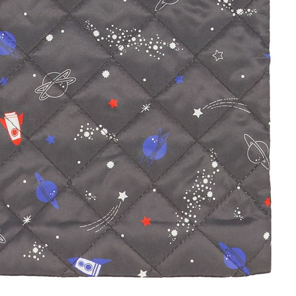 キルトシューズバッグ（宇宙）