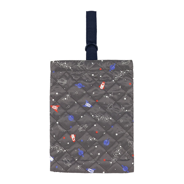 キルトシューズバッグ（宇宙）