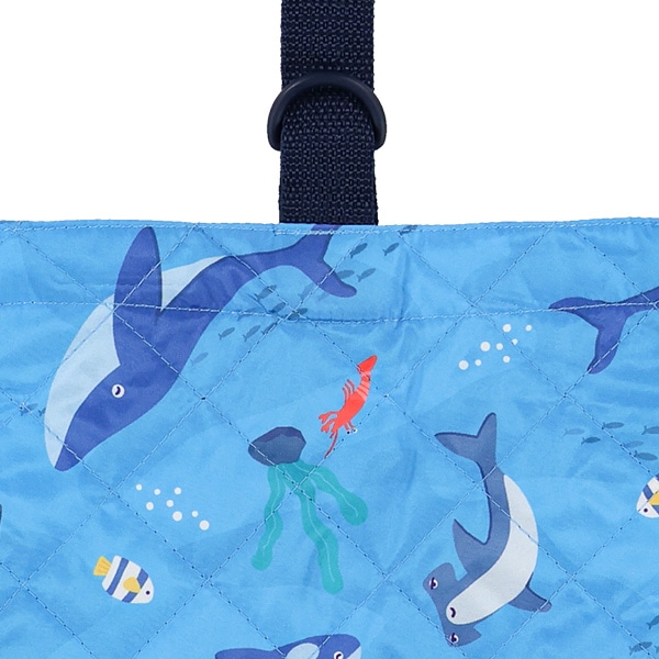 キルトシューズバッグ（海の生き物）