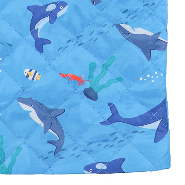 キルトシューズバッグ（海の生き物）