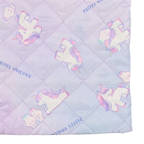 キルトシューズバッグ（ユニコーン）