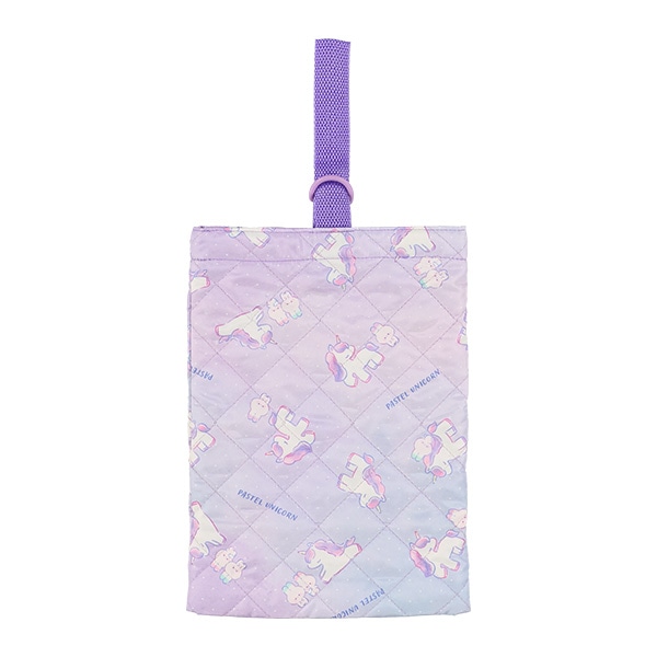 キルトシューズバッグ（ユニコーン）