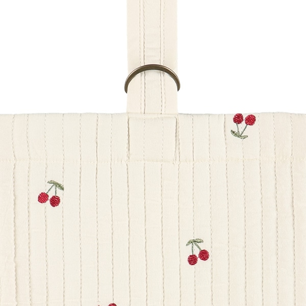 イブルシューズバッグ（チェリー・オフホワイト）