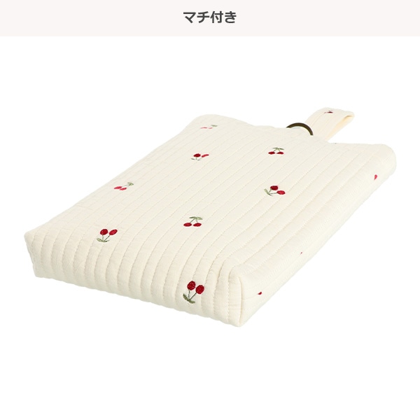 イブルシューズバッグ（チェリー・オフホワイト）