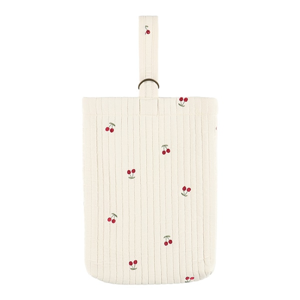 イブルシューズバッグ（チェリー・オフホワイト）