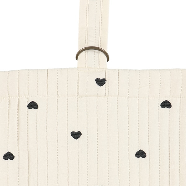 イブルシューズバッグ（ブラックハート）