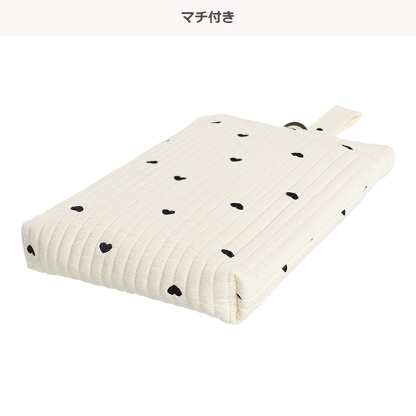 イブルシューズバッグ（ブラックハート）