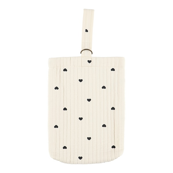 イブルシューズバッグ（ブラックハート）