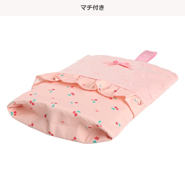 シューズバッグ（リボンチェリー）