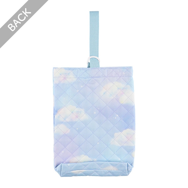 キルトシューズバッグ（クラウド）