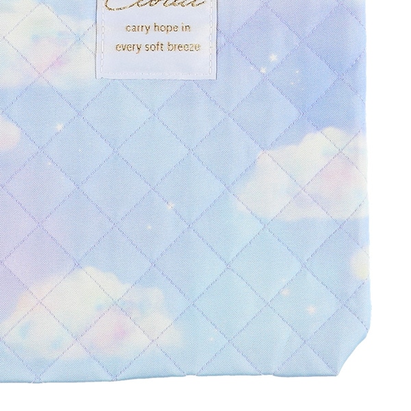 キルトシューズバッグ（クラウド）