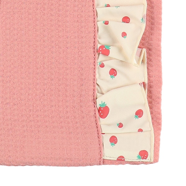 シューズバッグ（いちごフリル）