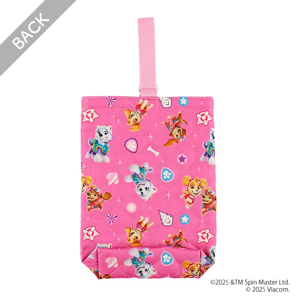キルトシューズバッグ（パウパトロール・ピンク）
