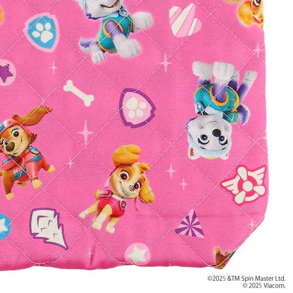 キルトシューズバッグ（パウパトロール・ピンク）
