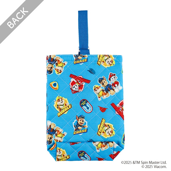 キルトシューズバッグ（パウパトロール・ブルー）