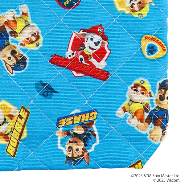 キルトシューズバッグ（パウパトロール・ブルー）
