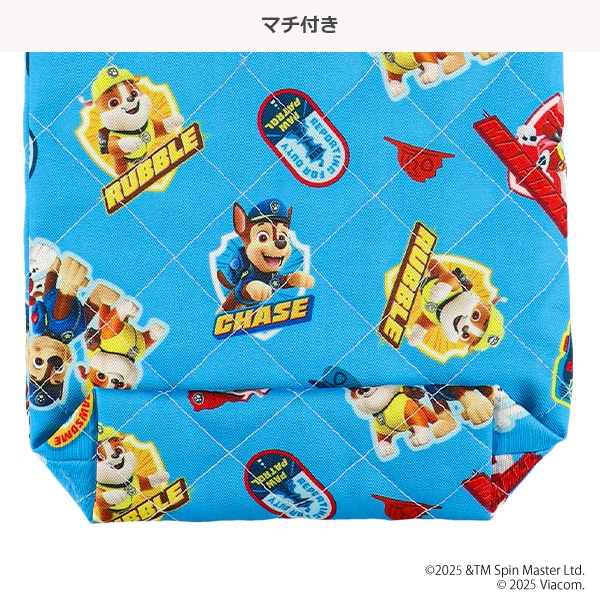 キルトシューズバッグ（パウパトロール・ブルー）