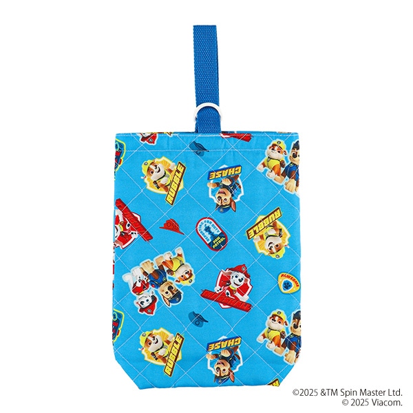キルトシューズバッグ（パウパトロール・ブルー）