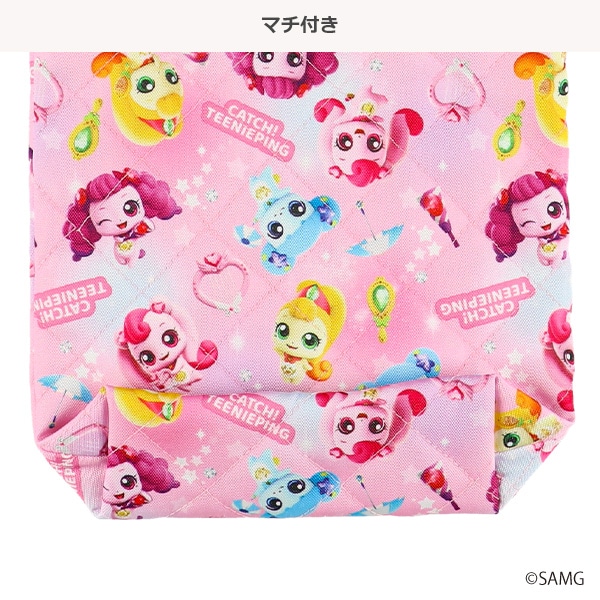 キルトシューズバッグ（キラキラキャッチ!ティニピン）