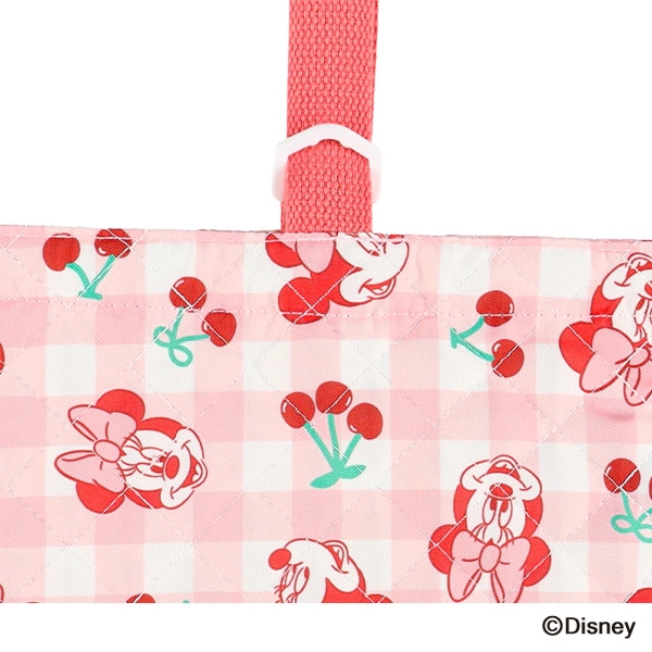 キルトフリルシューズバッグ（ミニーマウス）