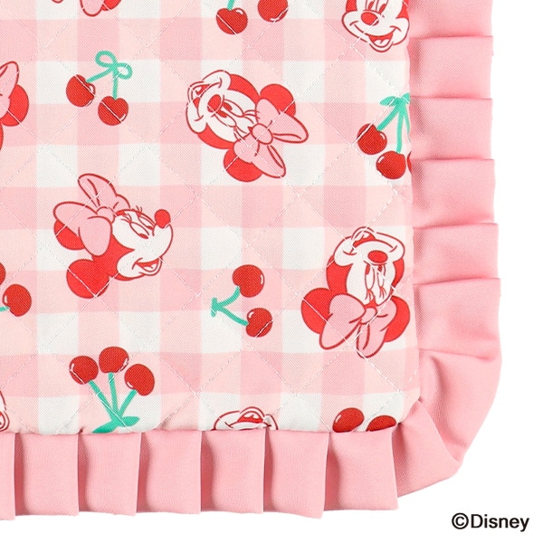 キルトフリルシューズバッグ（ミニーマウス）