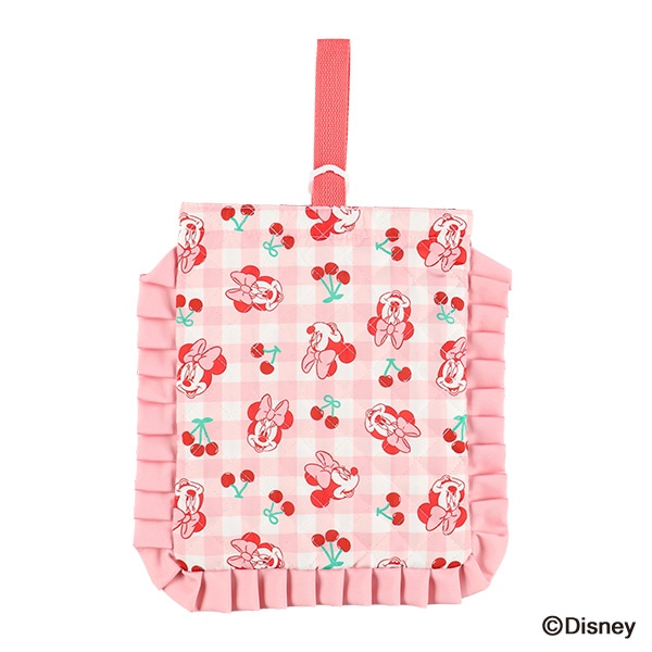 キルトフリルシューズバッグ（ミニーマウス）