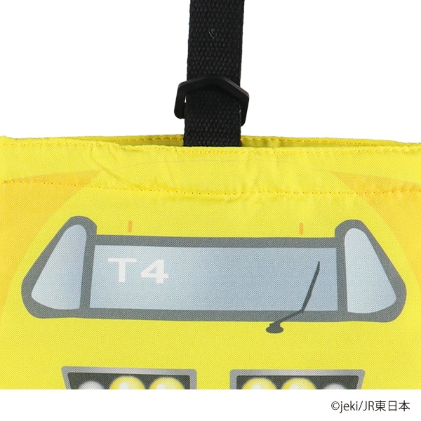 キルトシューズバッグ（ドクターイエロー）