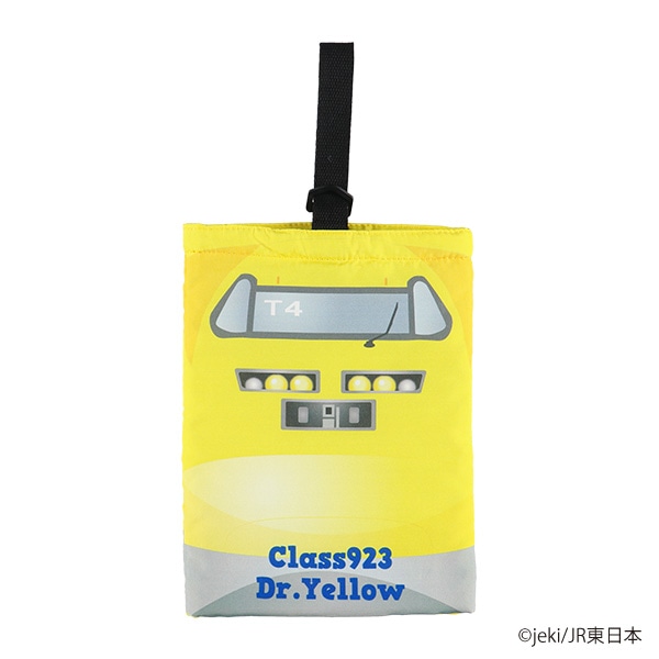 キルトシューズバッグ（ドクターイエロー）