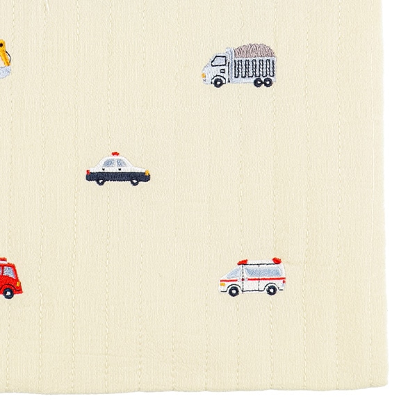 マルチ巾着（くるま刺繍）