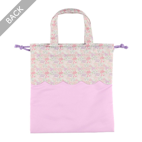 マルチ巾着（ねこ花柄）