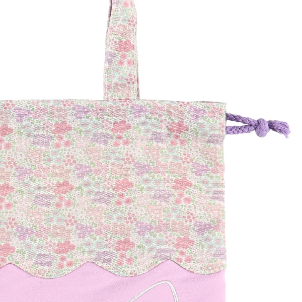 マルチ巾着（ねこ花柄）