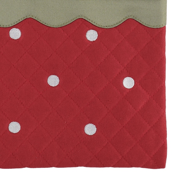 キルトマルチ巾着（いちごなりきり）