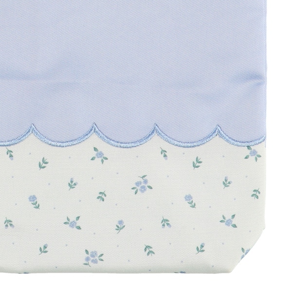 シューズバッグ（ねこ花柄）