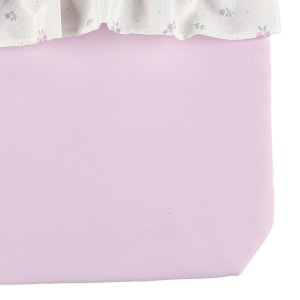 シューズバッグ（花柄リボンチャーム）