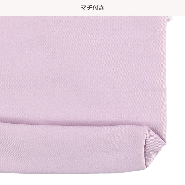 シューズバッグ（花柄リボンチャーム）