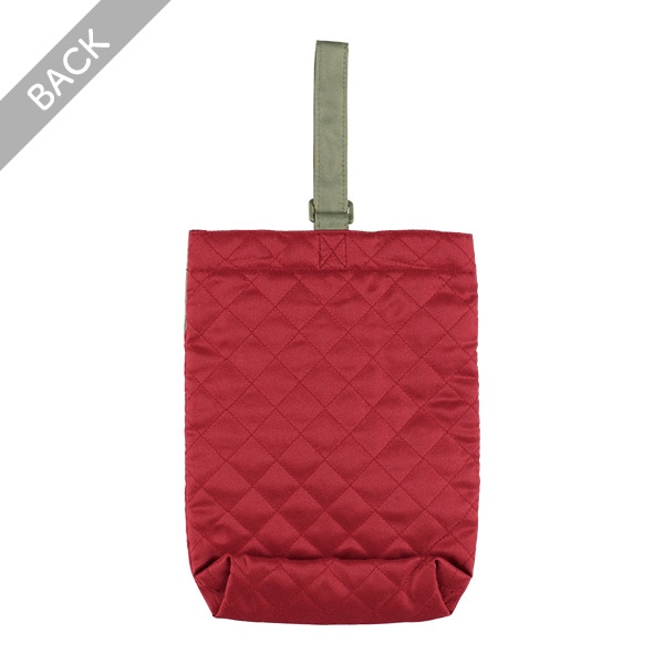 キルトシューズバッグ（なりきりいちご）