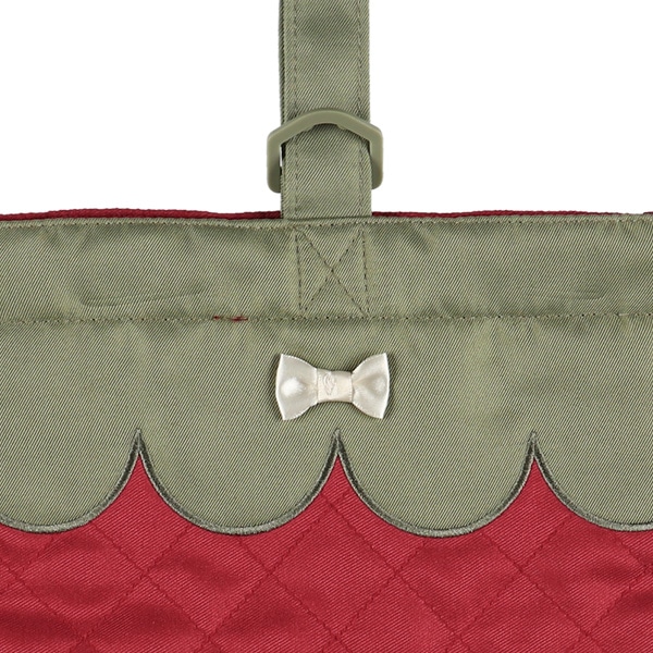 キルトシューズバッグ（なりきりいちご）