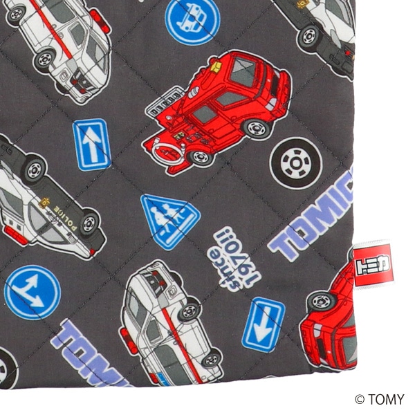 キルトシューズバッグ（トミカ・ダークグレー）