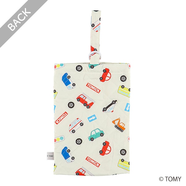 キルトシューズバッグ（トミカ・オフホワイト）