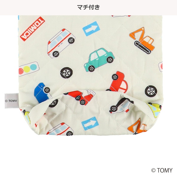 キルトシューズバッグ（トミカ・オフホワイト）