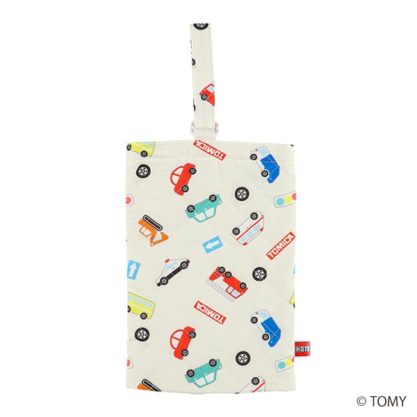 キルトシューズバッグ（トミカ・オフホワイト）