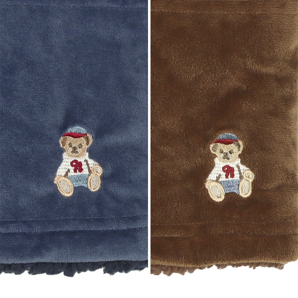 ネックウオーマー（くま刺繍）