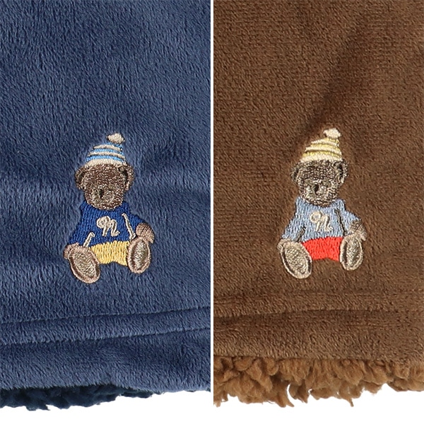ネックウォーマー（くま刺繍）