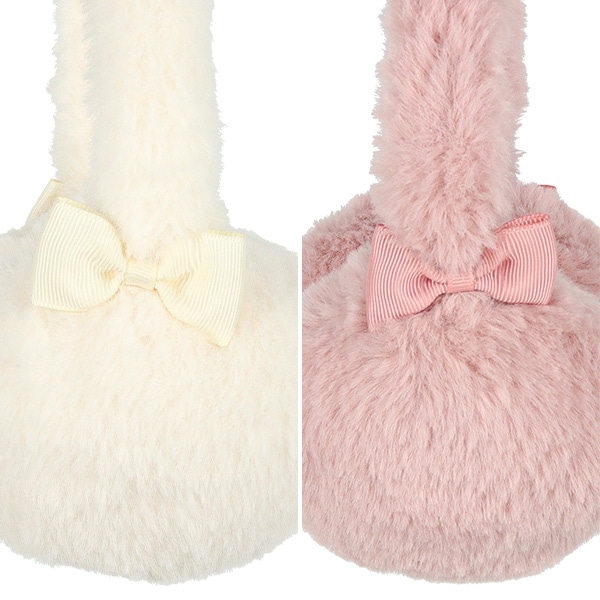 ねこ耳付き耳当て