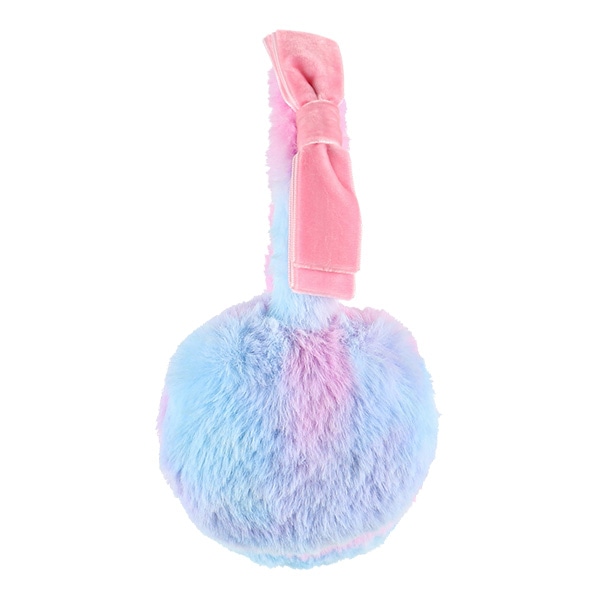 タイダイベロアリボン付き耳当て